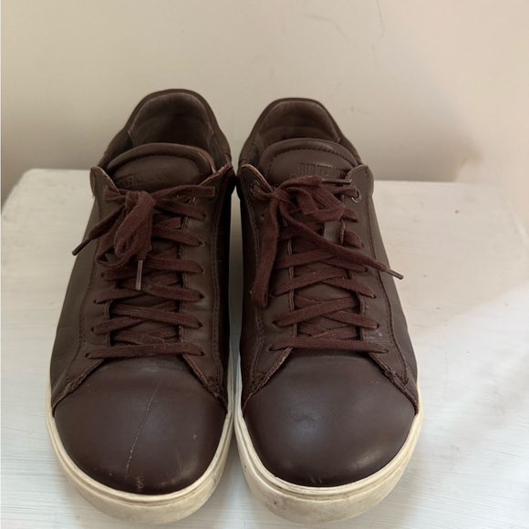 Birkenstock Bend Roast Brown Leather Low Top Sneakers Size EU 41 Women’s 10-10.5 - Picture 10 of 12